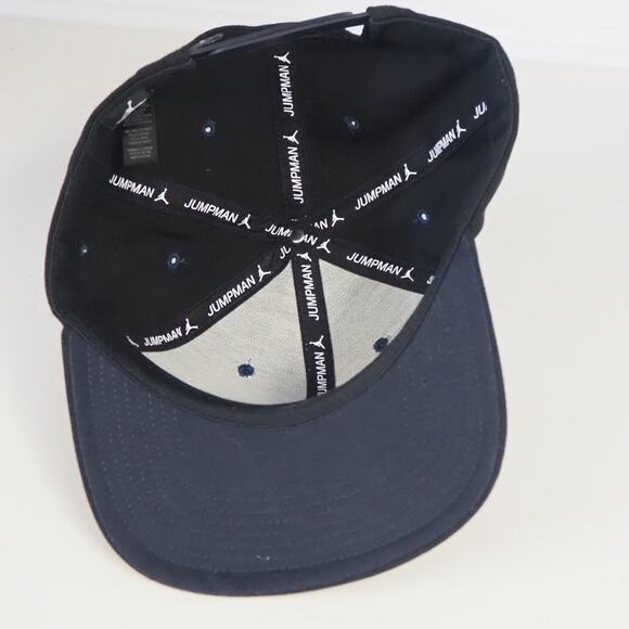 Jordan RE2PECT Hat Derek Jeter New York Yankees Jumpman Black Snapback #2 - Picture 7 of 11